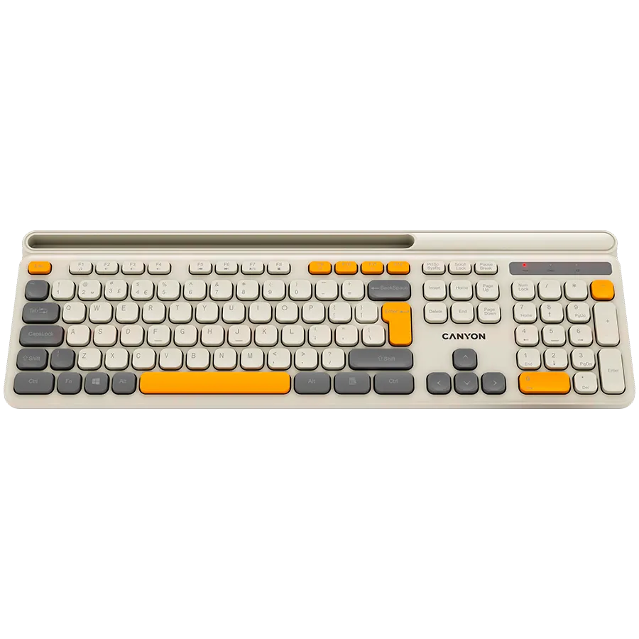 CANYON keyboard HKB-W03 EN AAA Wireless Beige Slika 2