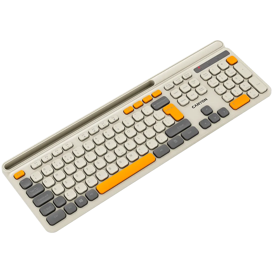 CANYON keyboard HKB-W03 EN AAA Wireless Beige Slika 4