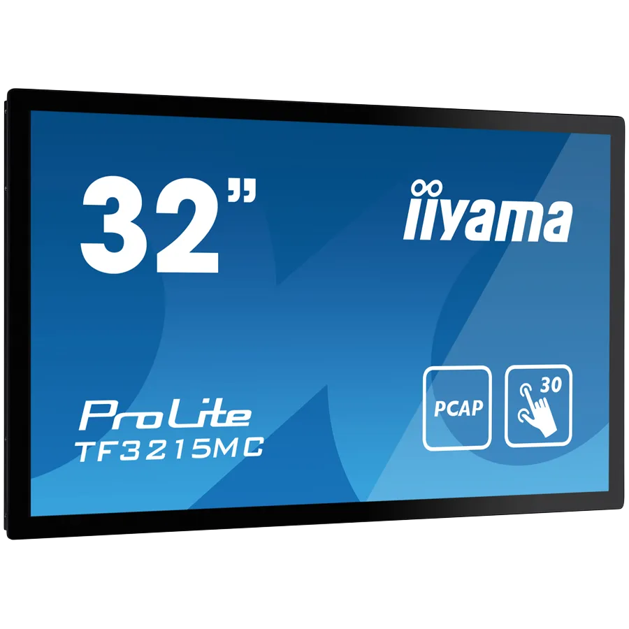 IIYAMA Monitor LED TF3215MC-B2 Open Frame PCAP 30 point touch 31.5" AMVA 1920x1080 16:98 500cd 3000:1 8ms projective capacitive landscape, portrait Slika 2