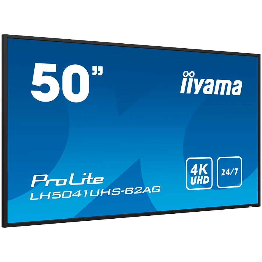 IIYAMA LFD PROLITE LH5041UHS-B2AG 50" Professional Digital Signage 4K  24/7 3840x2160 VA 16:9 500cd 5000:1 landscape, portrait Slika 2