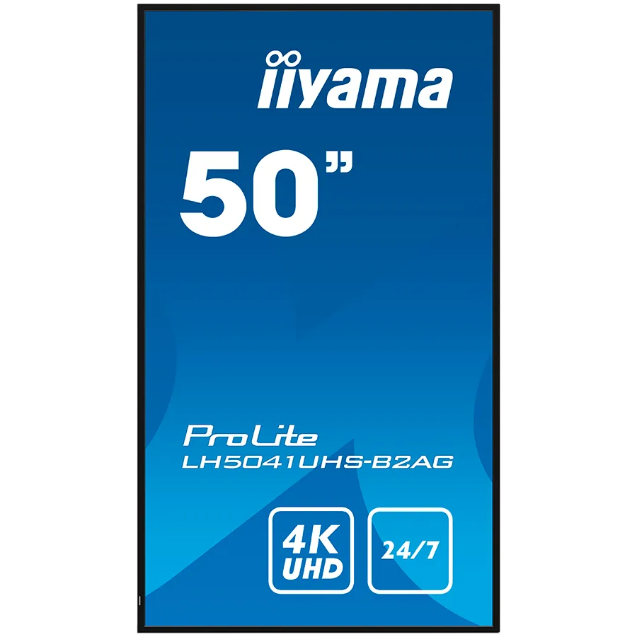 IIYAMA LFD PROLITE LH5041UHS-B2AG 50" Professional Digital Signage 4K  24/7 3840x2160 VA 16:9 500cd 5000:1 landscape, portrait Slika 3