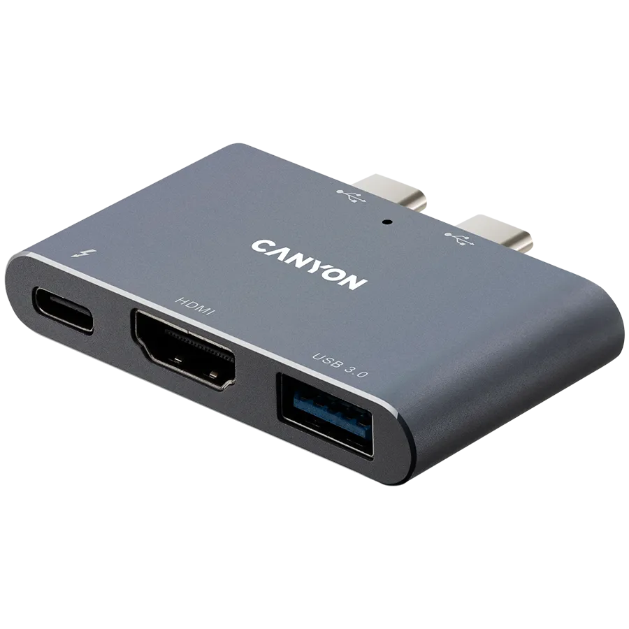 CANYON hub DS-1 3in1 Thunderbolt 3 Space Grey Slika 2