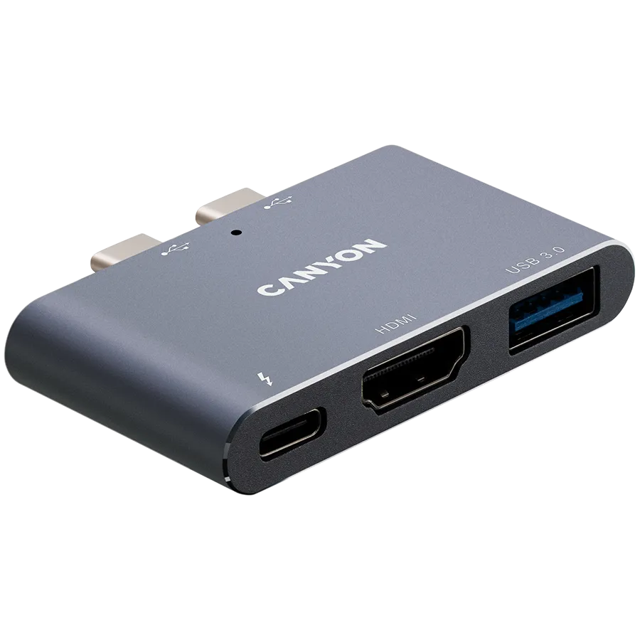 CANYON hub DS-1 3in1 Thunderbolt 3 Space Grey Slika 3