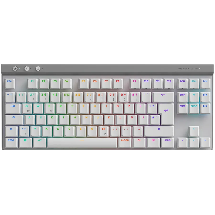 LOGITECH G515 LIGHTSPEED TKL - WHITE - US INT'L - 2.4GHZ/BT- EMEA28i-935 - TACTILE Slika 1