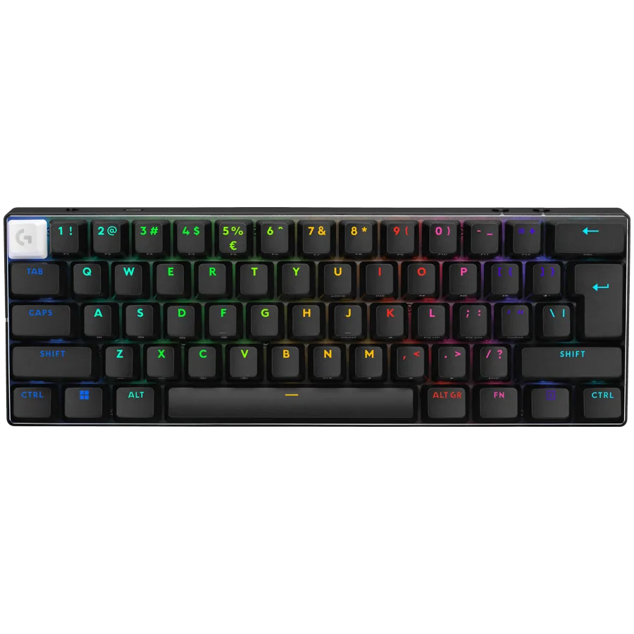 LOGITECH G PRO X 60 LIGHTSPEED Wireless Gaming Keyboard (Tactile) - BLACK - US INT'L - 2.4GHZ/BT - EMEA28-935 - TACTILE SWITCH Slika 1
