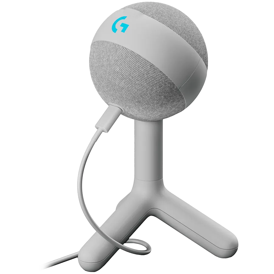 LOGITECH G Yeti Orb RGB Gaming Microphone - LIGHTSYNC - OFF WHITE - USB Slika 1