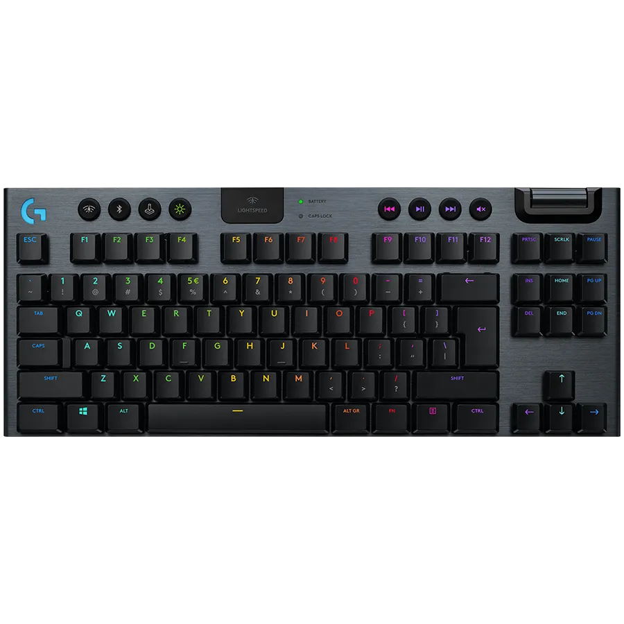 LOGITECH G915 X LIGHTSPEED Wireless Gaming Keyboard - BLACK - US INT'L - 2.4GHZ/BT  - EMEA28i-935 - CLICKY Slika 1
