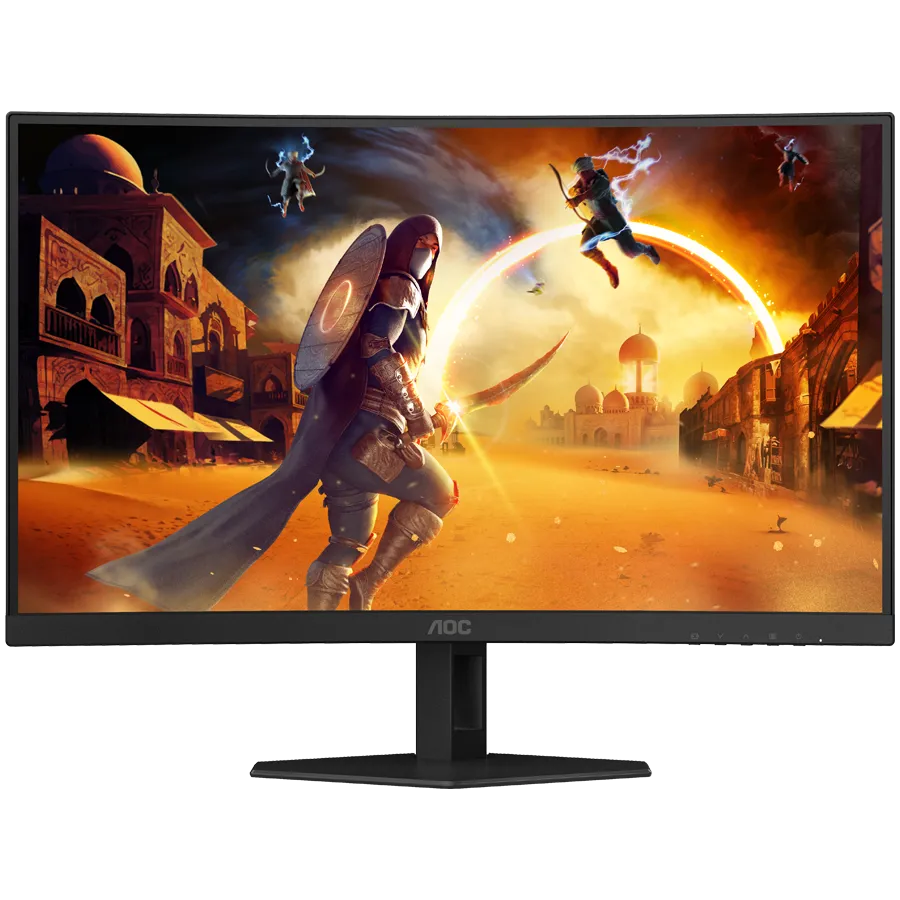 AOC Monitor Gaming C27G4ZXE Curved 27" FAST VA, 16:9, 1920x1080, 280Hz, 0.3ms, 300 cd/m2, 4000:1, 2xHDMI, DP, Adaptive Sync, Tilt, Black-Red, VESA 3y Slika 1