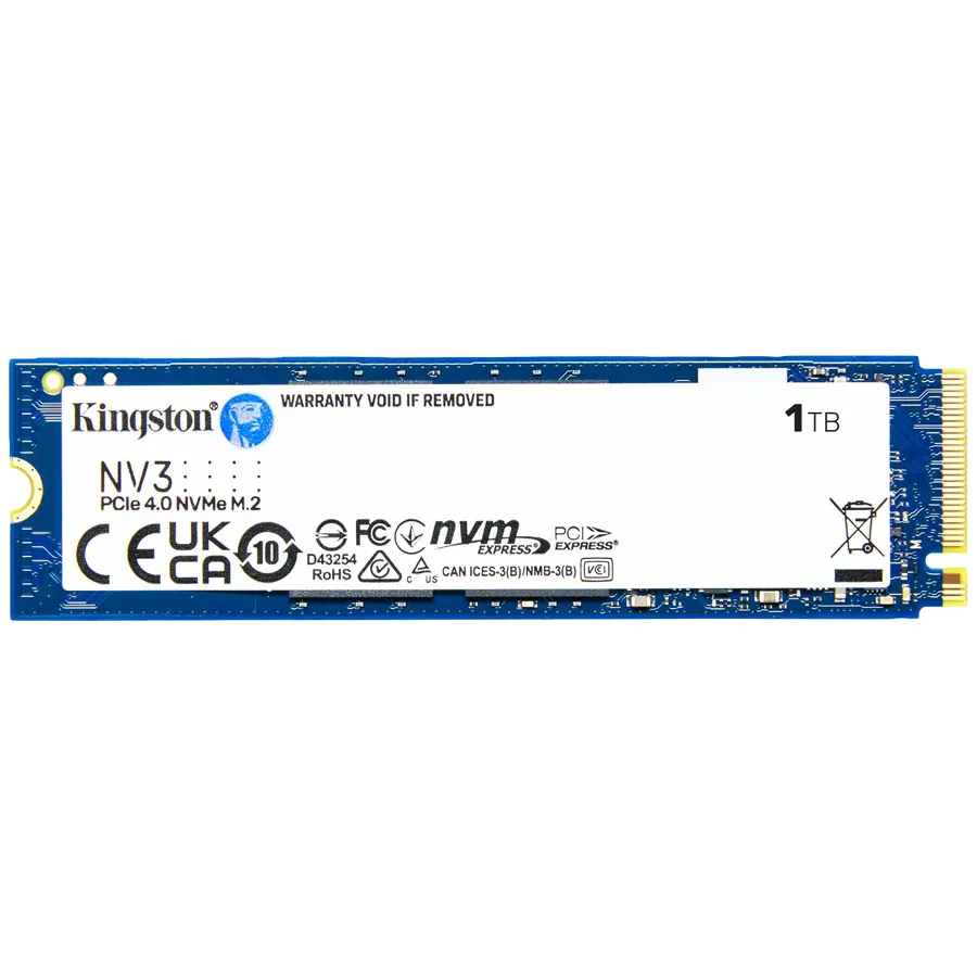 Kingston 1TB NV3 SSD M.2 2280 PCIe 4.0 NVMe, Read: 6,000/ Write: 4,000MB/s Slika 1