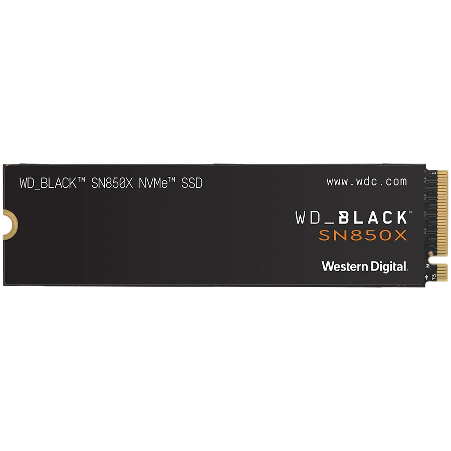 SSD WD Black SN850X 1TB M.2 2280 PCIe Gen4 x4 NVMe, Read/Write: 7300/6300 MBps, IOPS 800K/1100K, TBW: 600 Slika 1