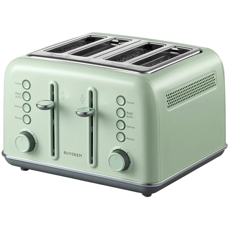 BUYDEEM 4 Slice Toaster, model DT640E, color Cozy Greenish, EU Slika 1