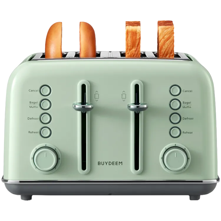 BUYDEEM 4 Slice Toaster, model DT640E, color Cozy Greenish, EU Slika 4