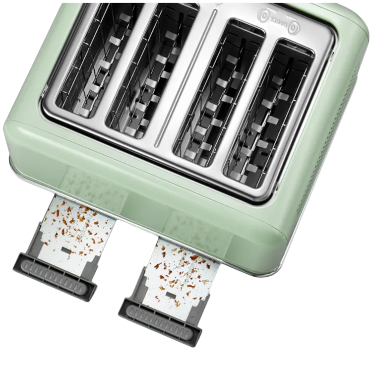 BUYDEEM 4 Slice Toaster, model DT640E, color Cozy Greenish, EU Slika 5