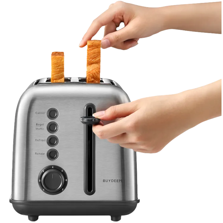 BUYDEEM 2 Slice Toaster, model DT620E, color Stainless Steel, EU Slika 4
