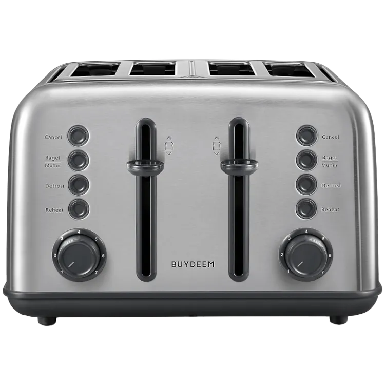 BUYDEEM 4 Slice Toaster, model DT640E, color Stainless Stell, EU Slika 1