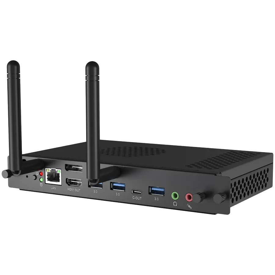 OPS Slot PC-Module with UW5K supported, Low Noise, Intel Core i5-12450H /Intel UHD Graphics /8GB DDR4 Memory, M2 256GB SSD, WiFi6, 1GB LAN, Bluetooth 5.2, 4xUSB3.2, 2xUSB2.0, USB Type-C, DP & HDMI-out, HD Audio, TPM2.0,Microsoft Windows 11 IOT Slika 3