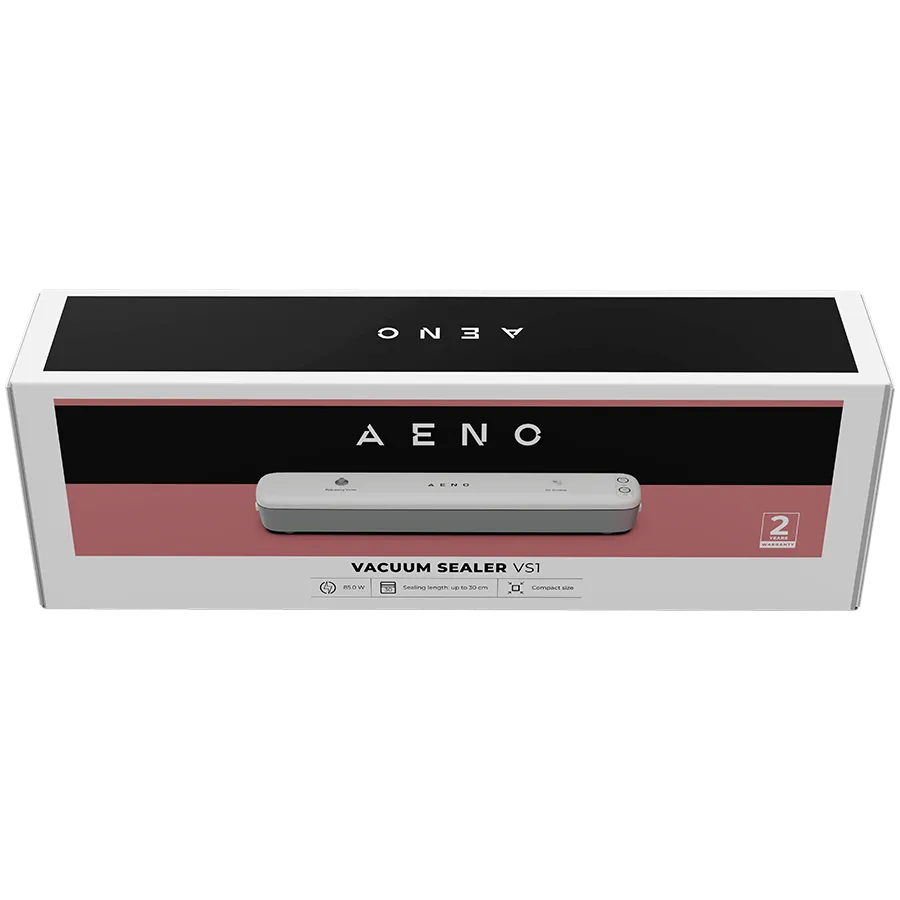 AENO Vacuum sealer VS1: 85W, 65kPa, 2 modes: Vac+Seal, Seal, Compact size, Max Pocket Width 30 cm Slika 6