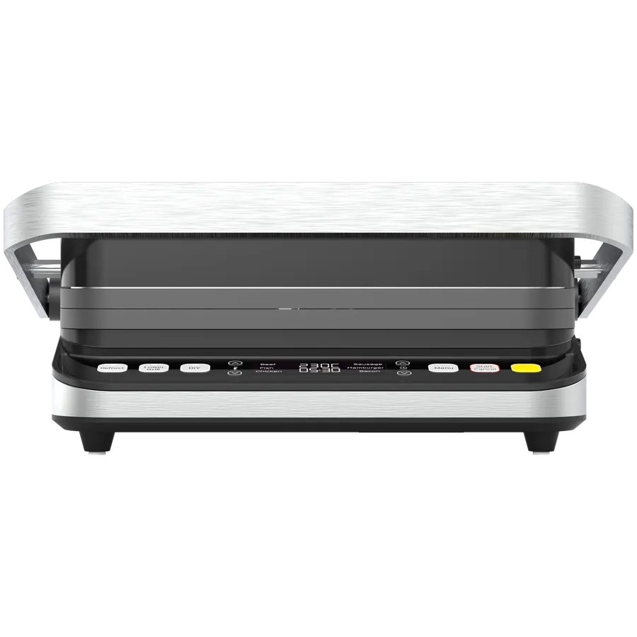 AENO ''Electric Grill EG5: 2000W, 2 heating modes - Lower Grill, Both Grills, 6 preset programs, Defrost, Max opening angle -180°, Temperature regulation, Timer, Removable double-sided plates, Plate size 320*220mm'' Slika 4
