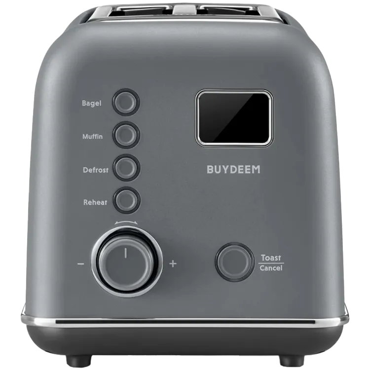 BUYDEEM 2 Slice Automatic Metal Toaster, model DT730E, color Ink Grey, EU Slika 2