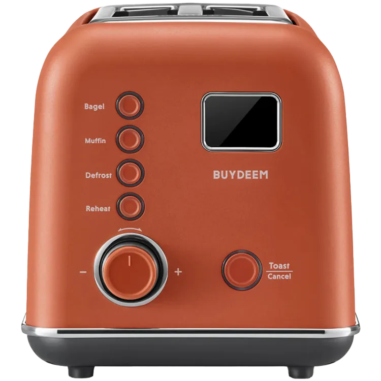 BUYDEEM 2 Slice Automatic Metal Toaster, model DT730E, color Koi Red, EU Slika 2