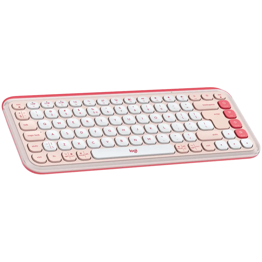 LOGITECH POP ICON KEYS - ROSE - US INT'L - BT - INTNL-973 Slika 3
