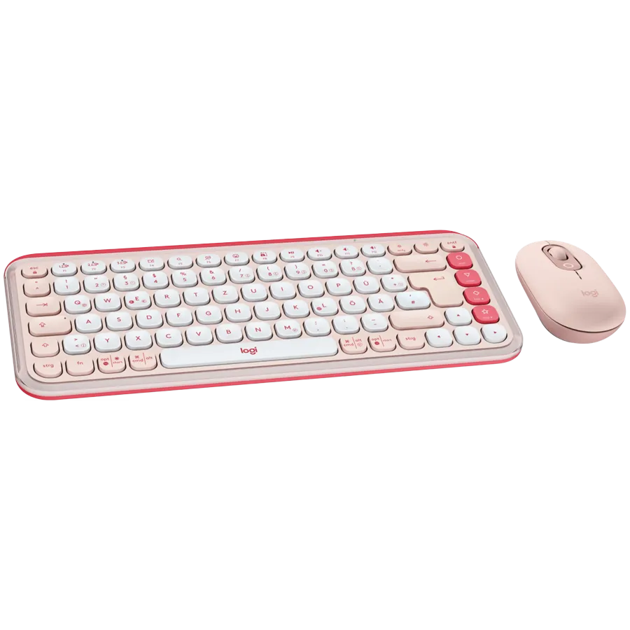 LOGITECH POP ICON COMBO - ROSE - US INT'L - BT - INTNL-973 Slika 2