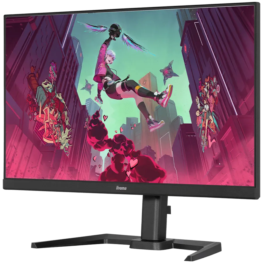 IIYAMA Monitor LED GB2770HSU-B6 27" Fast IPS 1920 x 1080 @180Hz 300 cd/m² 0.2ms HDCP HDMI DP 4xUSB 3.2 Speakers 2 x 2W swivel, tilt, pivot (rotation both sides) Slika 2