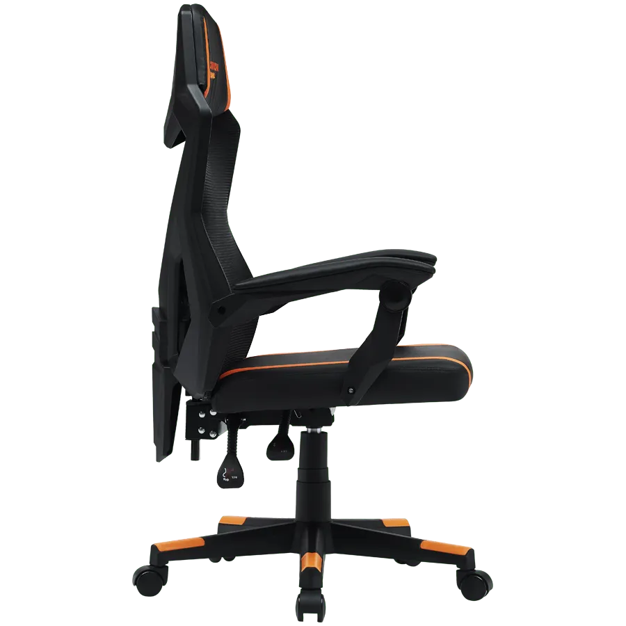 CANYON gaming chair Flow MCH01 Mesh Black Orange Slika 3