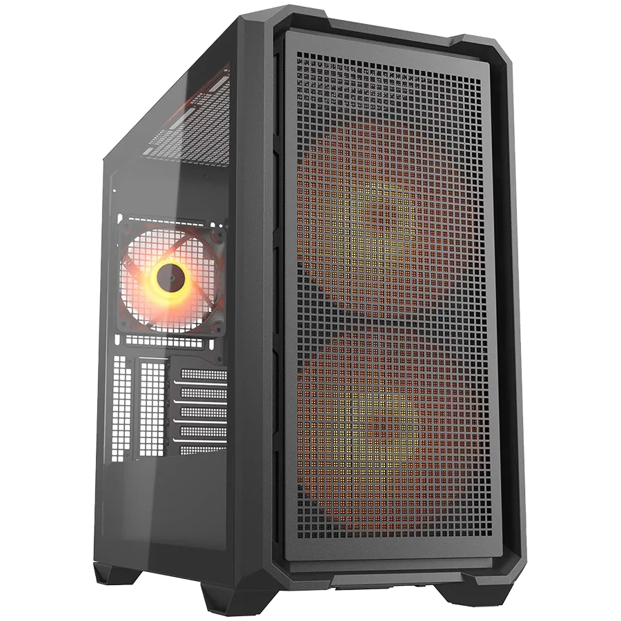 COUGAR MX600 Mini RGB PC Case, Mini Tower, Black Slika 1