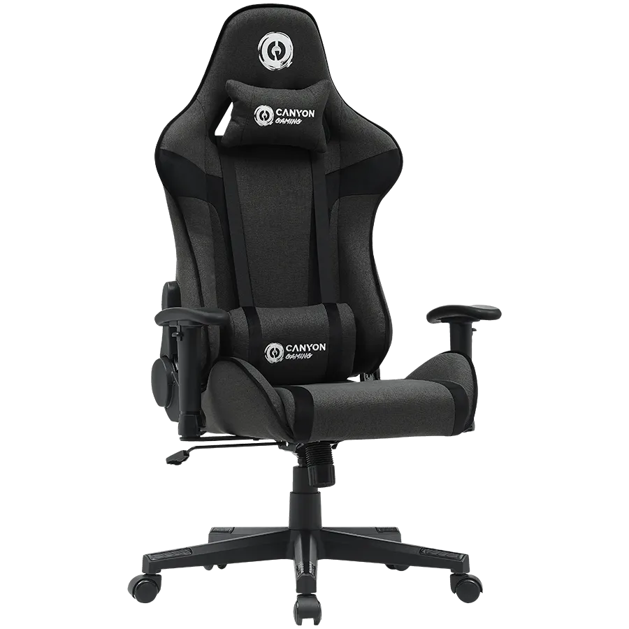 CANYON gaming chair Crest FCH01 Fabric Grey Slika 2