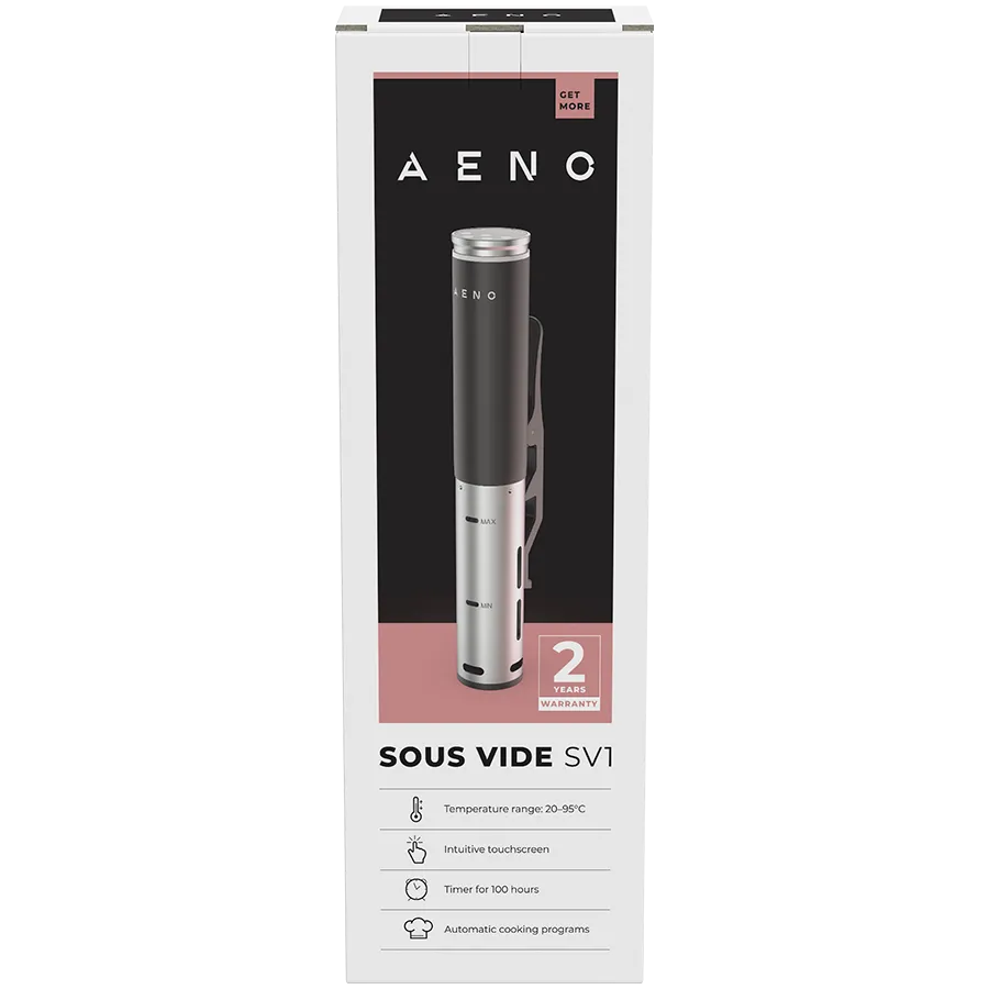 AENO Sous Vide SV1: 1200W, 4 Automatic programs, Temperature adjustment, Timer, Touch screen, LCD-display, IPX7 Water Proof Slika 4