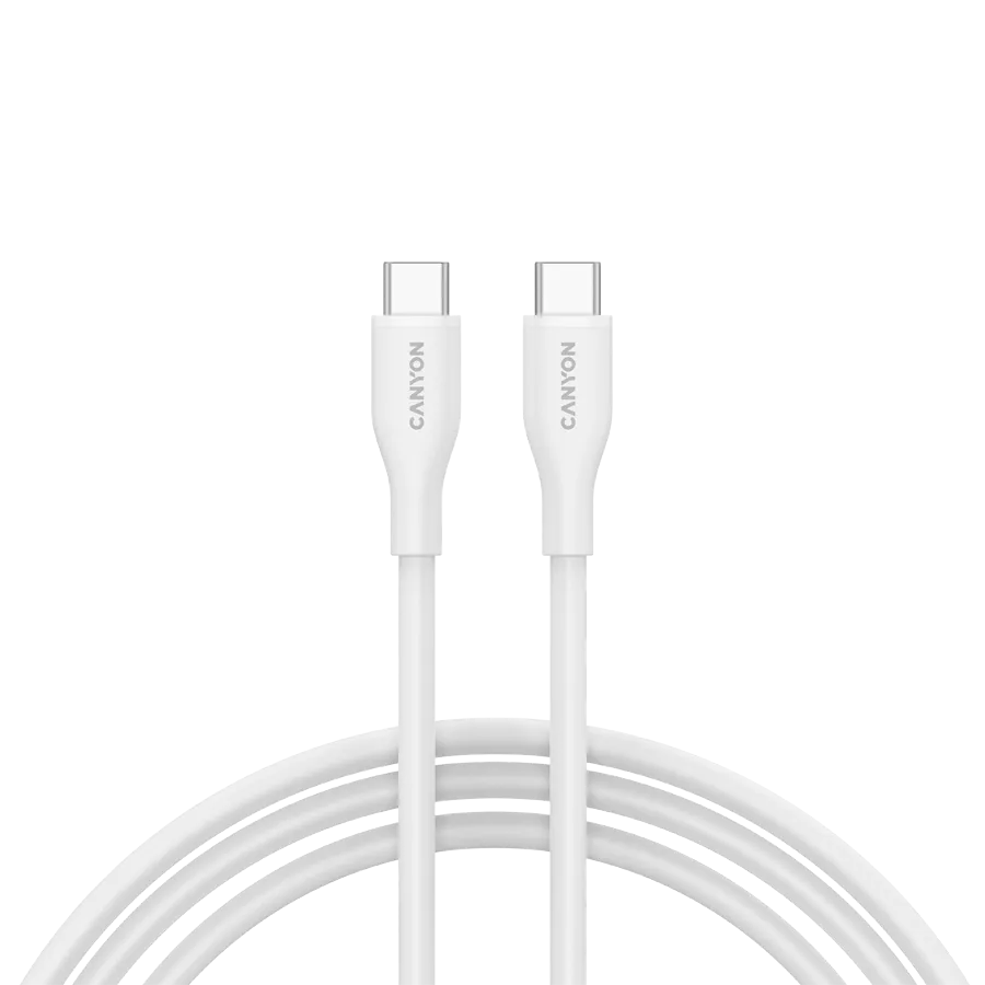 CANYON cable CC60SC10 C-C 60W 1m Silicon White Slika 1