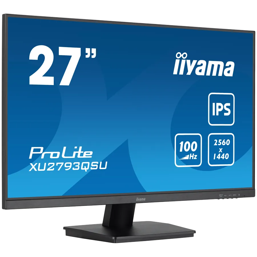 IIYAMA Monitor LED XU2793QSU-B7 27" IPS 2560 x 1440 @100Hz 16:9 300 cd/m² 1300:1 1ms HDMI DP USB Hub 3.2 Tilt Slika 2
