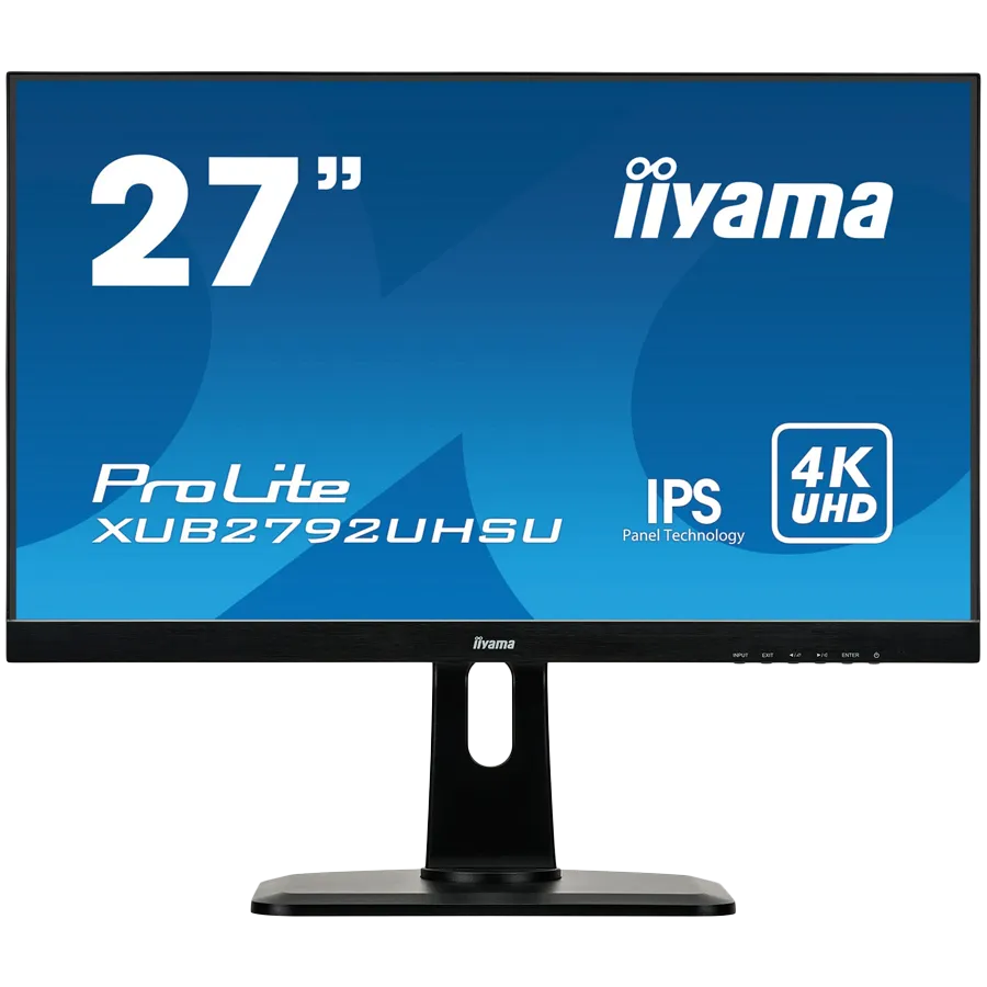 IIYAMA Prolite XUB2792UHSU-B6 Business Monitor - 68.5 cm (27''), 4K UHD (3840x2160), IPS LED, 60Hz, 4ms, 350 cd/m², matte / black Slika 1
