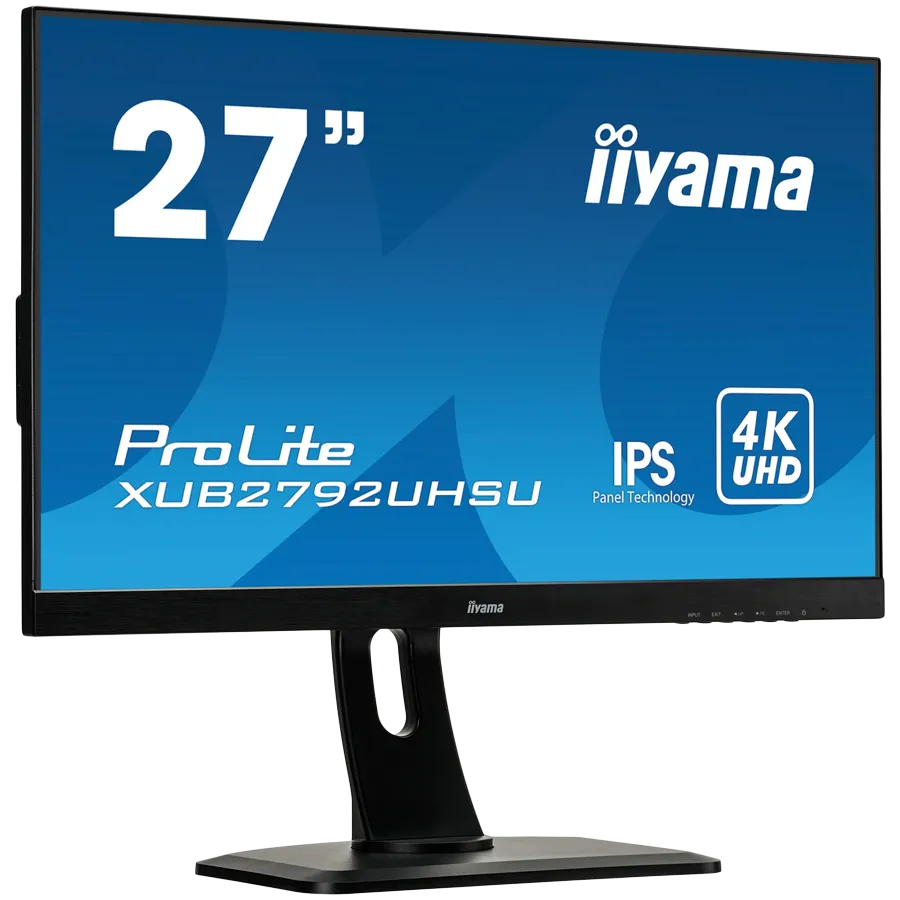 IIYAMA Prolite XUB2792UHSU-B6 Business Monitor - 68.5 cm (27''), 4K UHD (3840x2160), IPS LED, 60Hz, 4ms, 350 cd/m², matte / black Slika 2