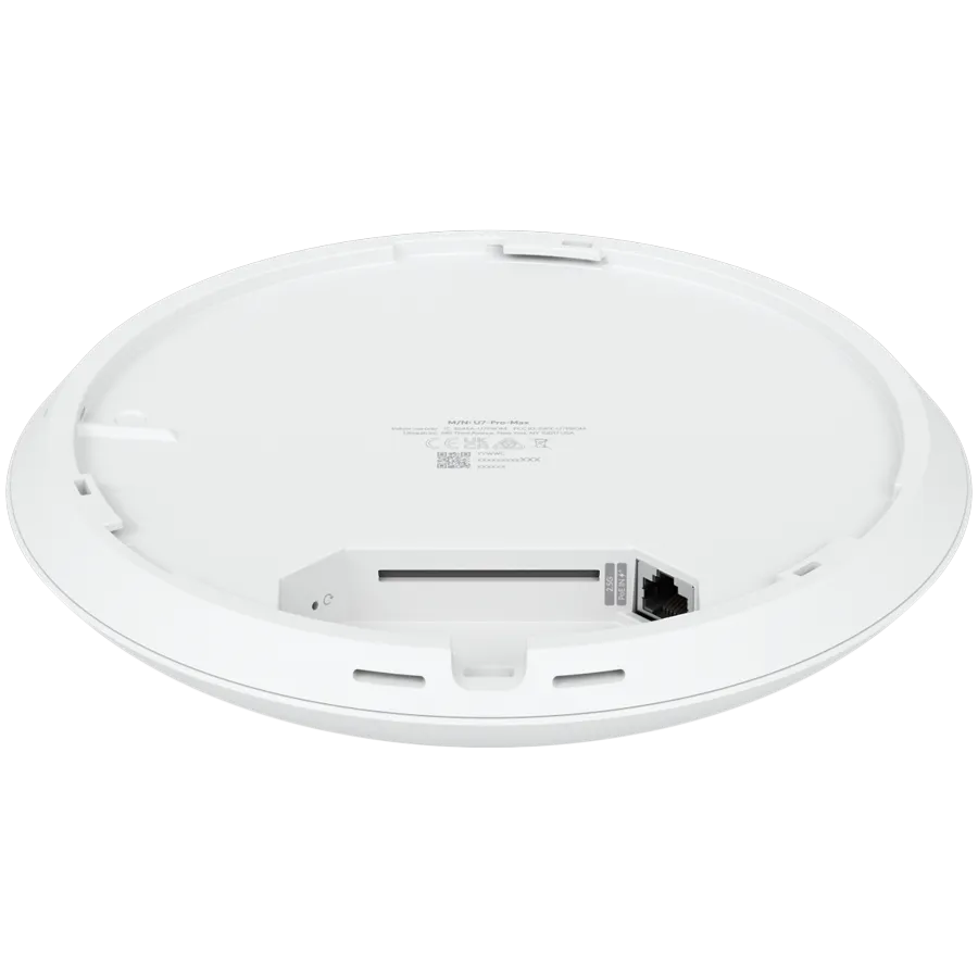 Ubiquiti U7-Pro-Max Ceiling-mounted WiFi 7 AP with 8 spatial streams, 6 GHz support, and a dedicated spectral scanning engine for interference-free WiFi in demanding, large-scale environments Slika 4