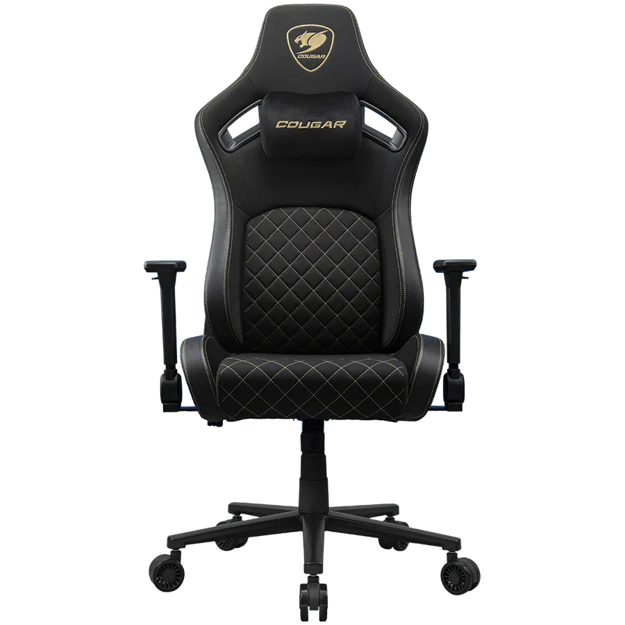 COUGAR DEFENSOR Gold F Gaming chair, Black Gold Slika 1