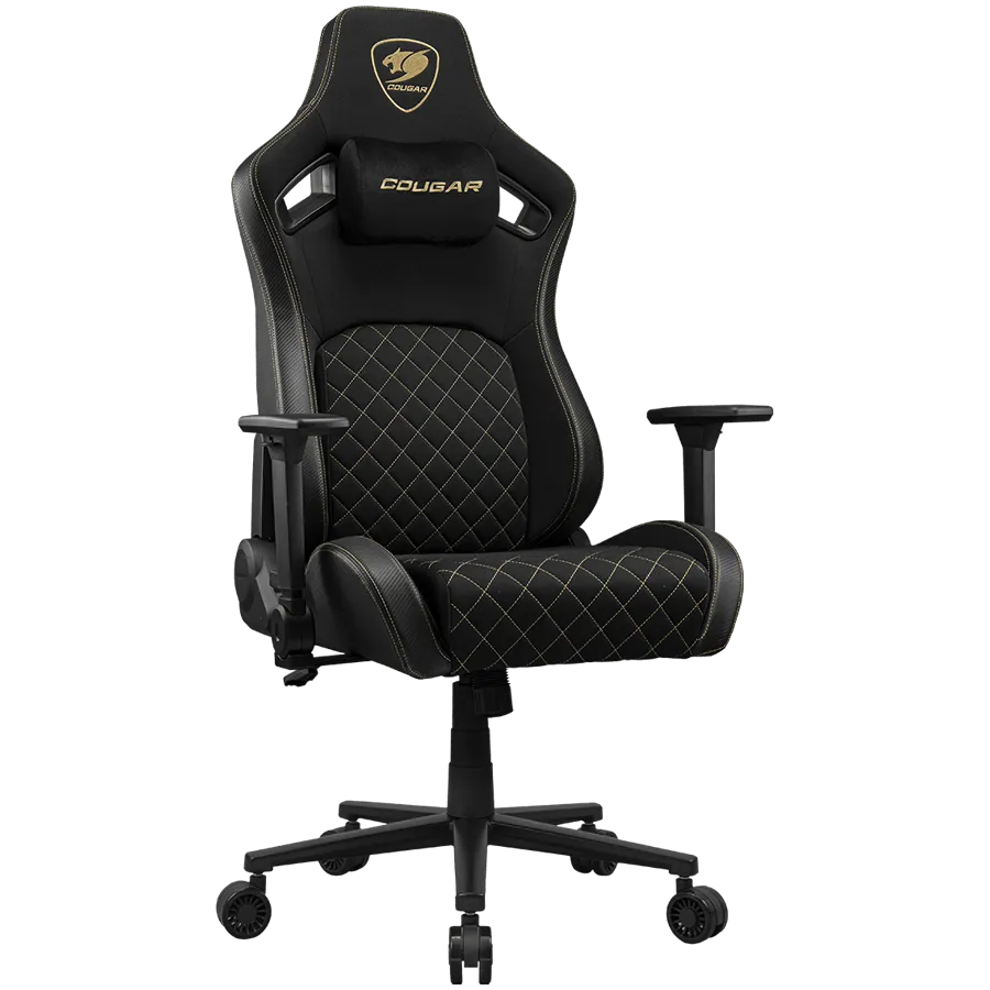COUGAR DEFENSOR Gold F Gaming chair, Black Gold Slika 2