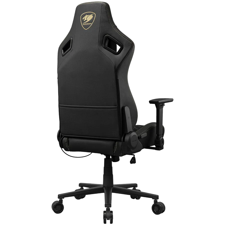 COUGAR DEFENSOR Gold F Gaming chair, Black Gold Slika 5