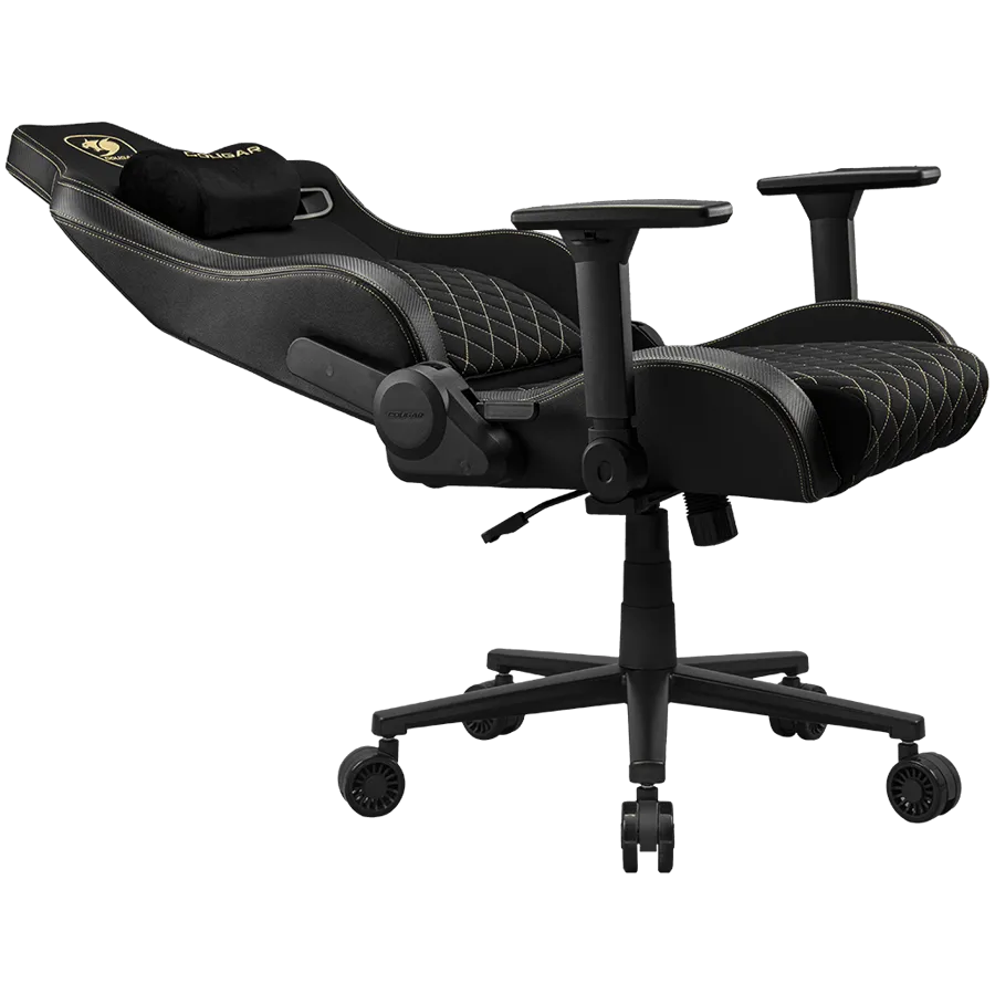 COUGAR DEFENSOR Gold F Gaming chair, Black Gold Slika 6