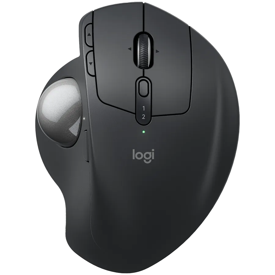 LOGITECH MX Ergo S Advanced Wireless Trackball - GRAPHITE - 2.4GHZ/BT - EMEA28-935 - EMEA Slika 1