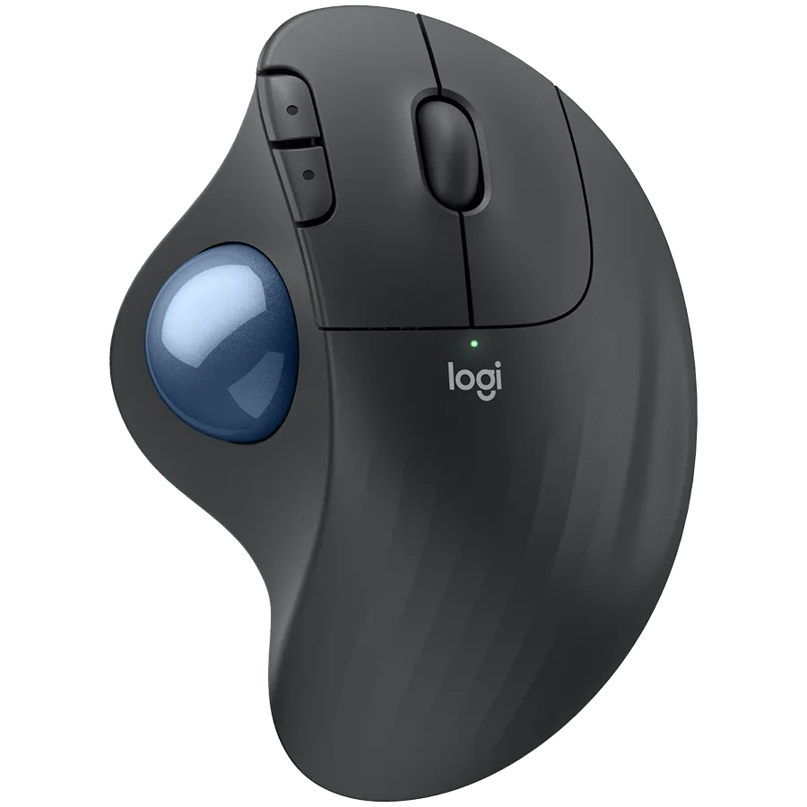 LOGITECH ERGO M575S Wireless Trackball - GRAPHITE+BLUE BALL - BT - EMEA28-935 Slika 1