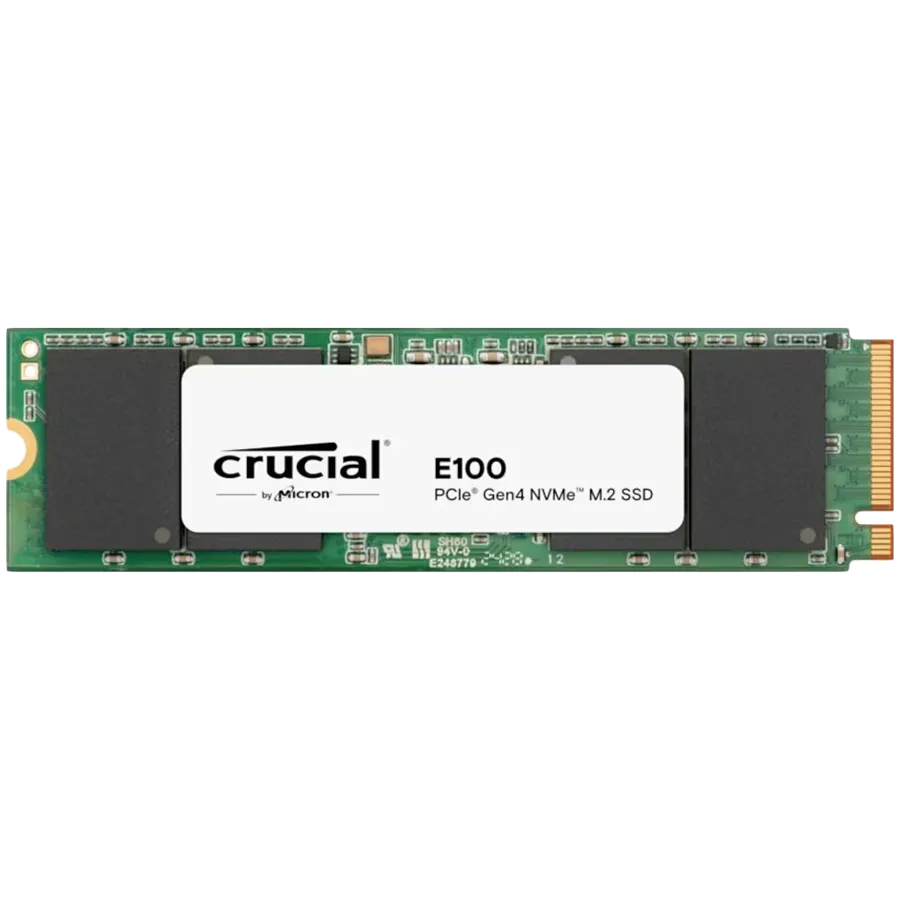 Crucial E100 480GB PCIe Gen4 2280 NVMe M.2 SSD Slika 1