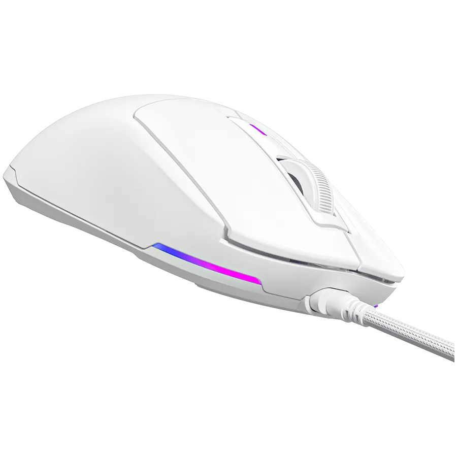 LORGAR MSA10, Ultralight Wired Gaming Mouse Advanced, white Slika 5