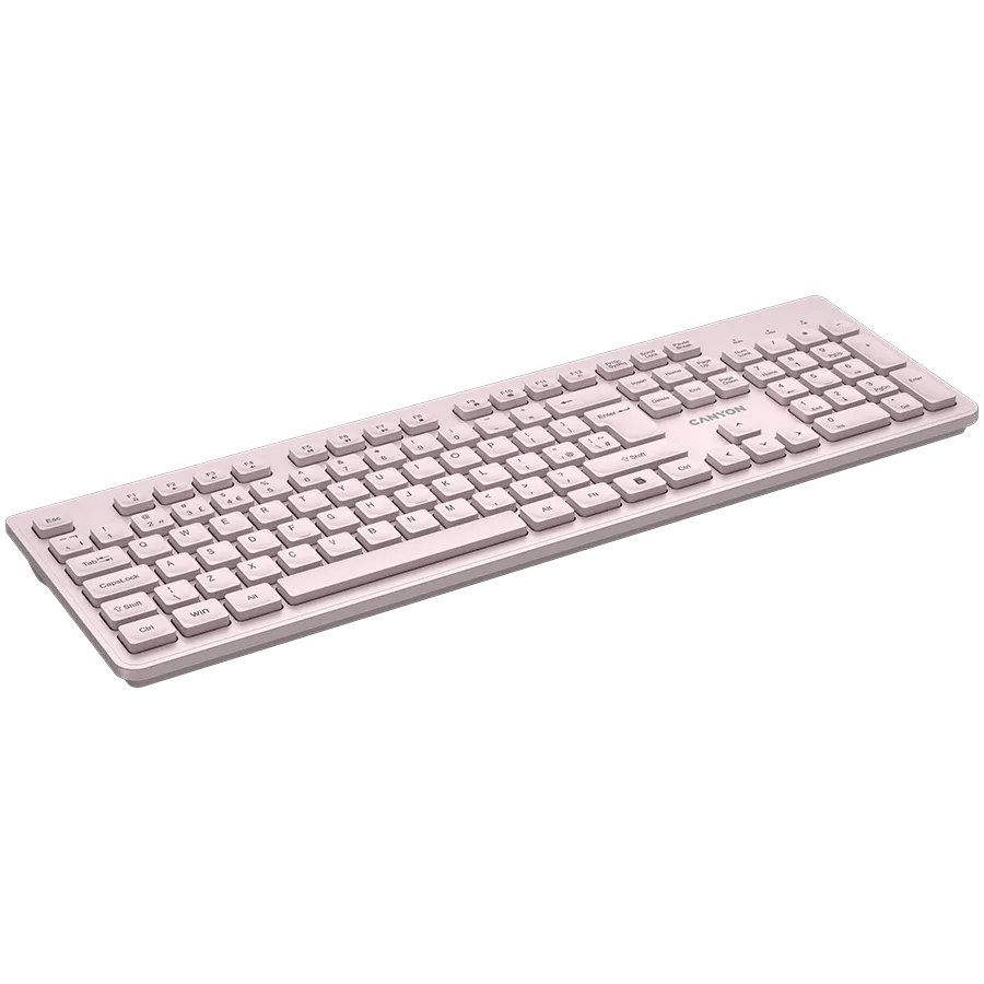 CANYON keyboard HKB-W01 UK/US AAA Wireless Beige Slika 5
