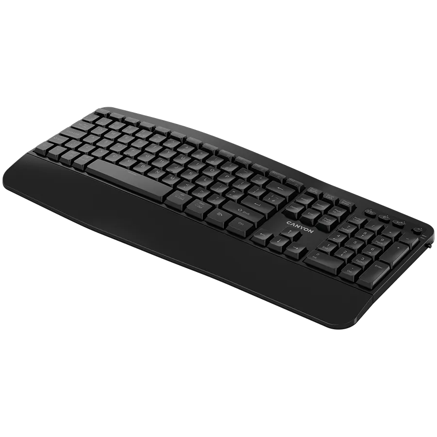 CANYON keyboard HKB-W6 Wireless Black Slika 3
