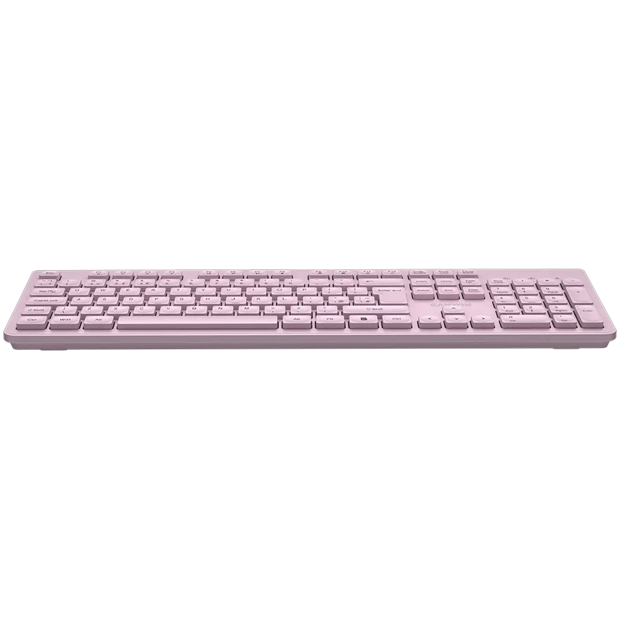 CANYON keyboard HKB-W01 UK/US AAA Wireless Pink Slika 3