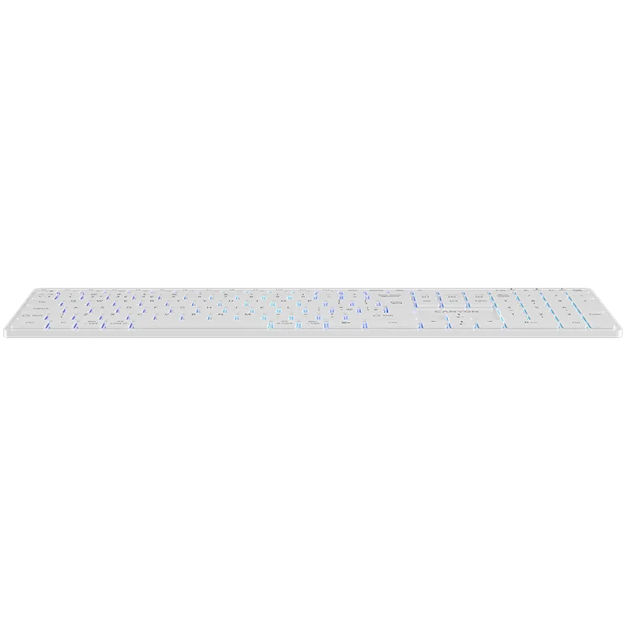 CANYON keyboard HKB-W11 UK/US RGB Dual Mode Wireless White Slika 3