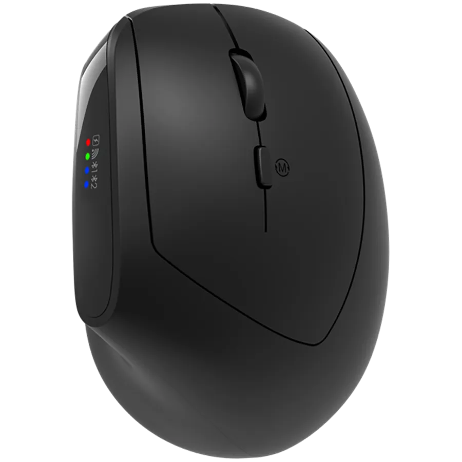 CANYON mouse MW-25 Ergonomic LED AA Dual mode Wireless Black Slika 1