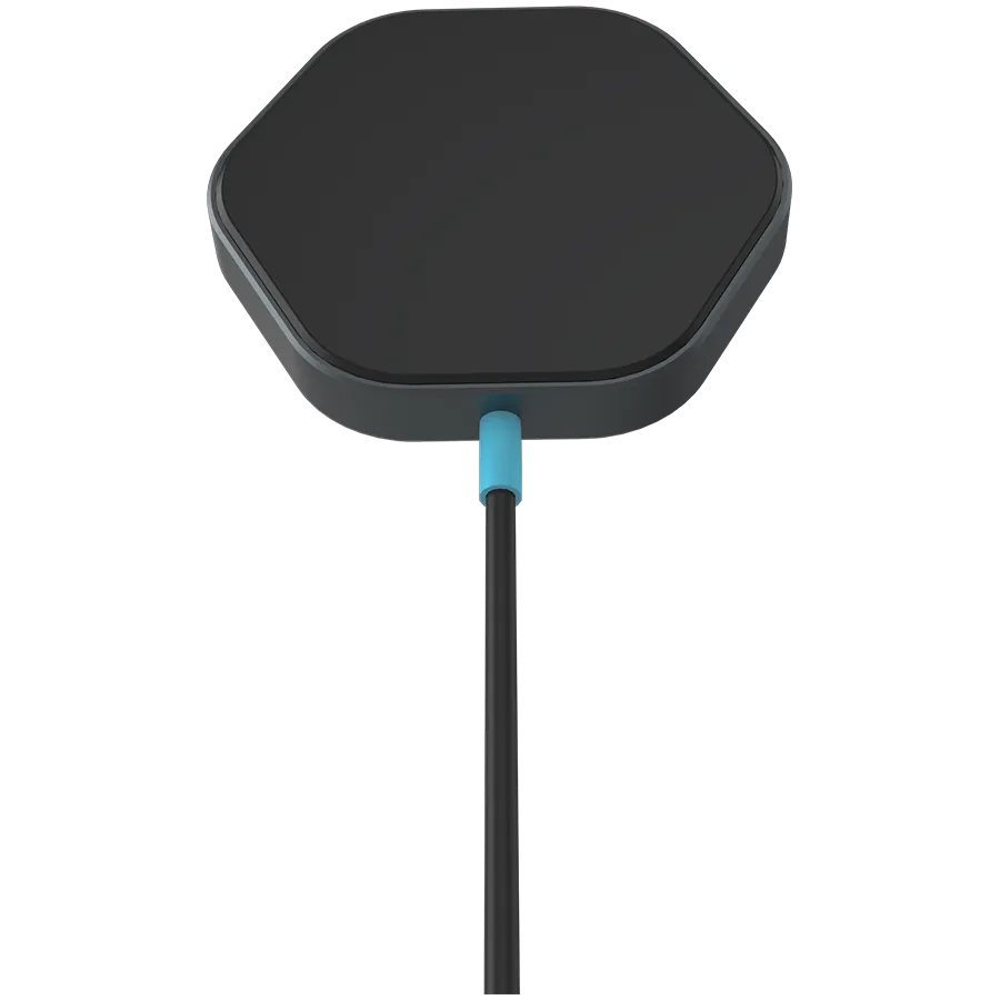CANYON wireless charger HEXAGON 110 Dark Grey Blue Slika 1